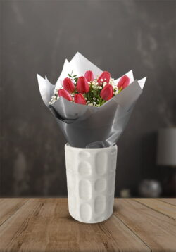 Buchet lalele rosii