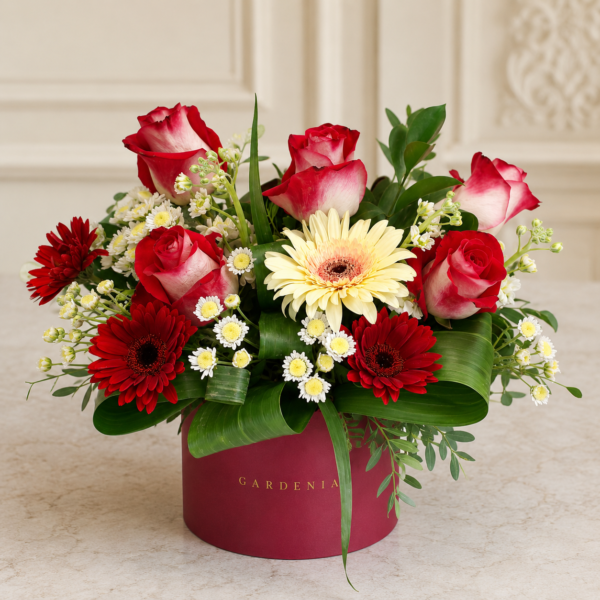 Aranjament floral „Pasiune și Eleganță”